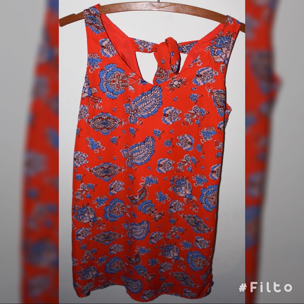 ✨Red Floral Summer Dress